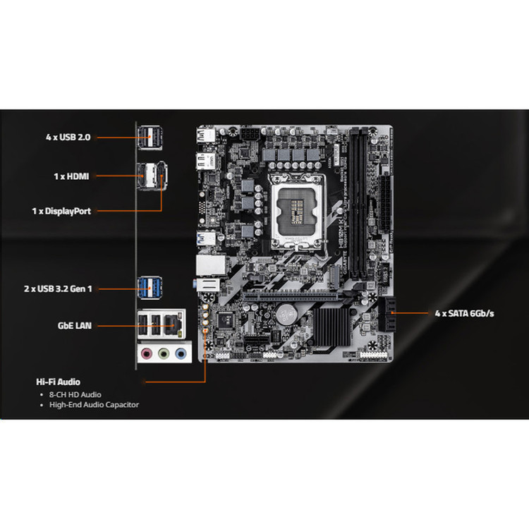 مادربرد گیگابایت مدل H810M K