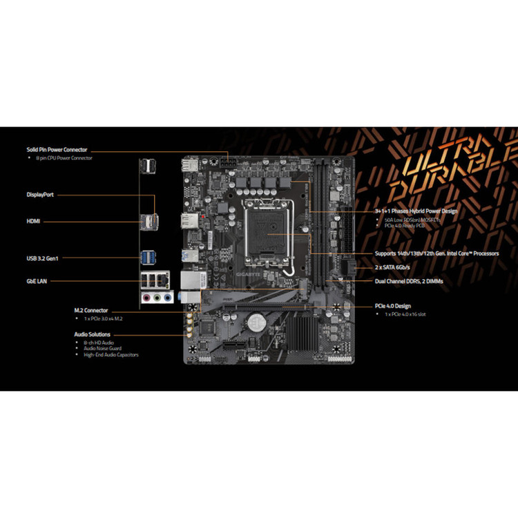 مادربرد گیگابایت مدل H610M K V2 rev. 1.0