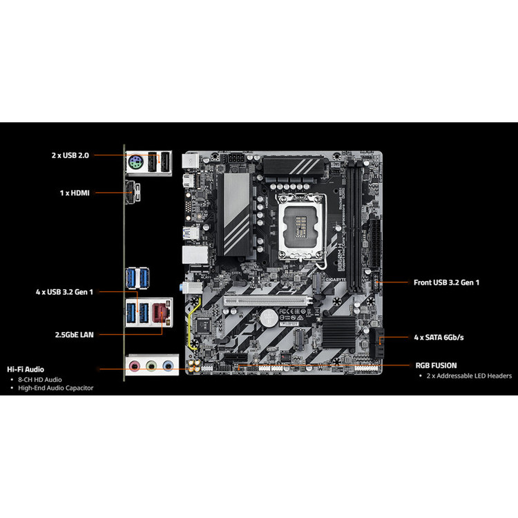 مادربرد گیگابایت مدل B860M H