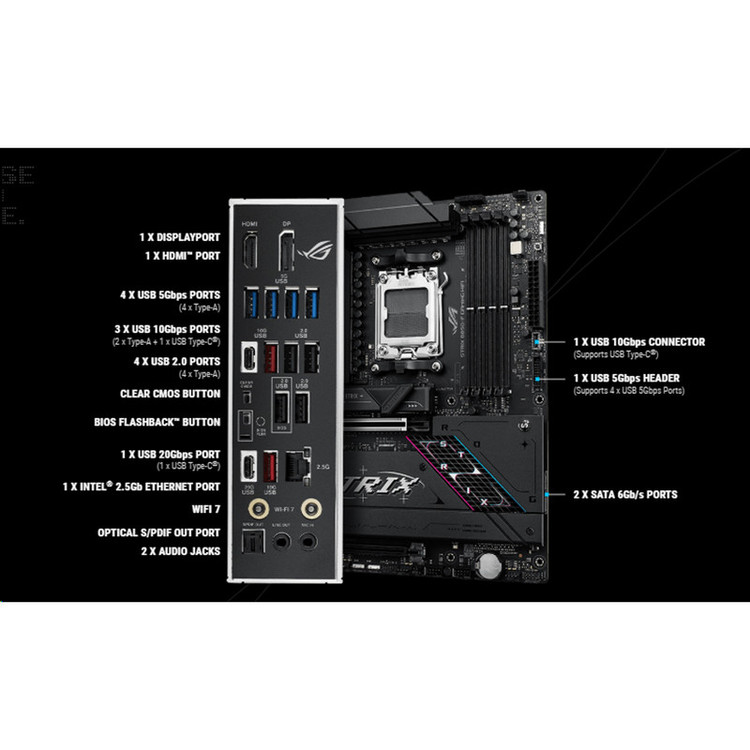 مادربرد ایسوس مدل ROG STRIX B850-F GAMING WIFI