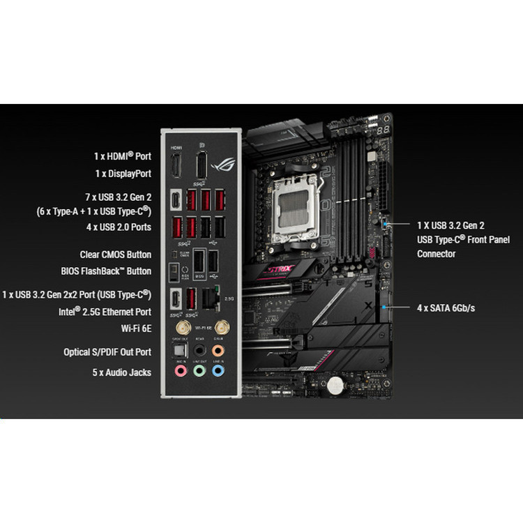 مادربرد ایسوس مدل ROG STRIX B650E-E GAMING WIFI