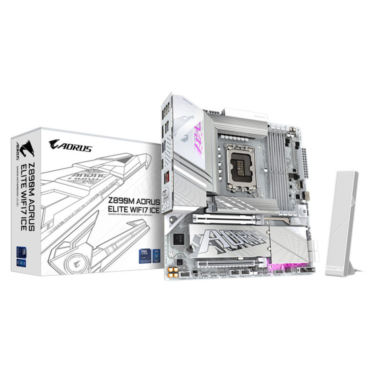 مادربرد گیگابایت مدل Z890M AORUS ELITE WIFI7 ICE