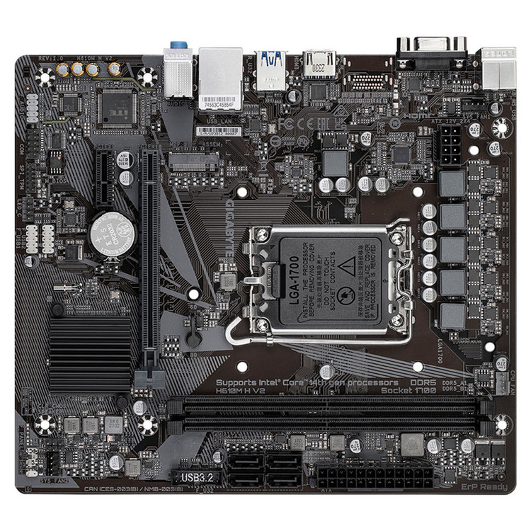 مادربرد گیگابایت مدل H610M H V2 rev. 1.0