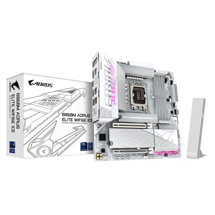 مادربرد گیگابایت مدل B860M AORUS ELITE WIFI6E ICE
