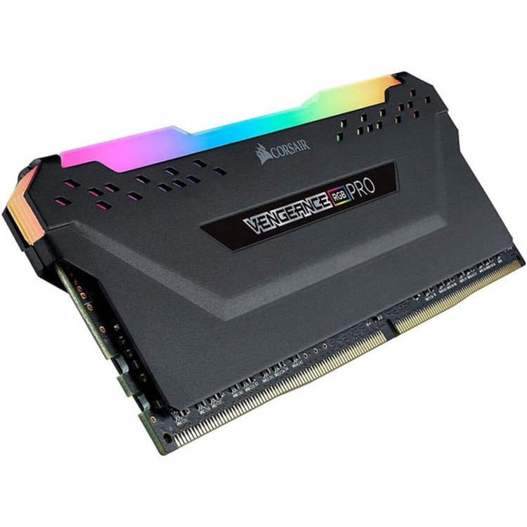رم دسکتاپ DDR4 تک کاناله 3200 مگاهرتز CL16 کورسیر مدل VENGEANCE RGB ظرفیت 8 گیگابایت