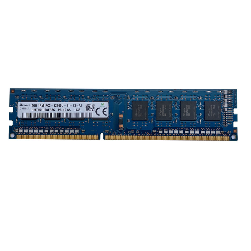 رم کامپیوتر DDR3 تک کاناله 1600 مگاهرتز CL11 اس کی هاینیکس مدل PC3-12800U ظرفیت 4 گیگابایت