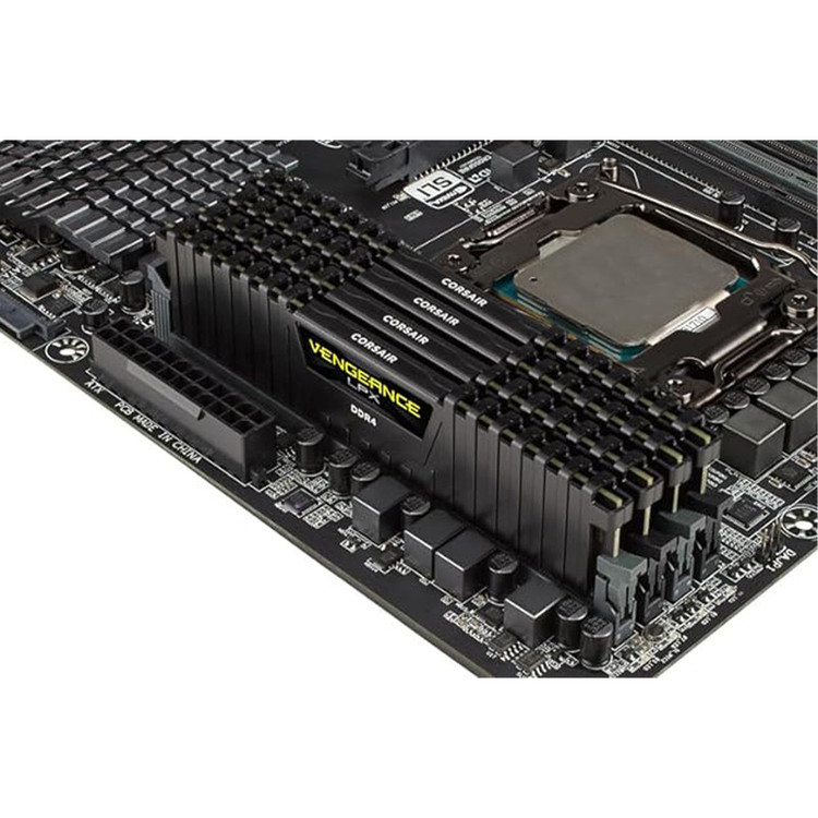 رم دسکتاپ DDR4 تک کاناله 3200 مگاهرتز CL16 کورسیر مدل VENGEANCE LPX ظرفیت 8گیگابایت