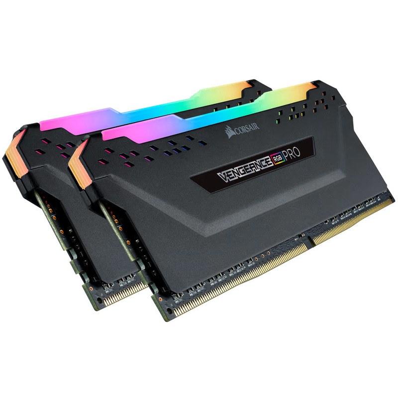 رم دسکتاپ DDR4 دو کاناله 3200 مگاهرتز CL16 کورسیر مدل VENGEANCE RGB PRO ظرفیت 32 گیگابایت