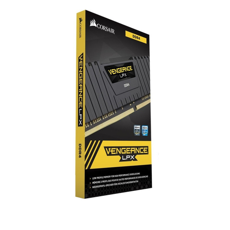 رم دسکتاپ DDR4 تک کاناله 3200 مگاهرتز CL16 کورسیر مدل VENGEANCE LPX ظرفیت 16 گیگابایت