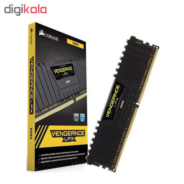 رم دسکتاپ DDR4 دو کاناله 3200 مگاهرتز CL16 کورسیر مدل Vengeance LPX ظرفیت 32 گیگابایت