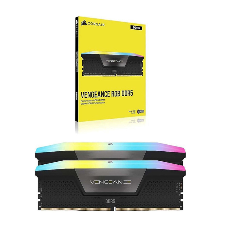 رم دسکتاپ DDR5 دو کاناله 6200 مگاهرتز CL36 کورسیر مدل VENGEANCE RGB ظرفیت 32 گیگابایت