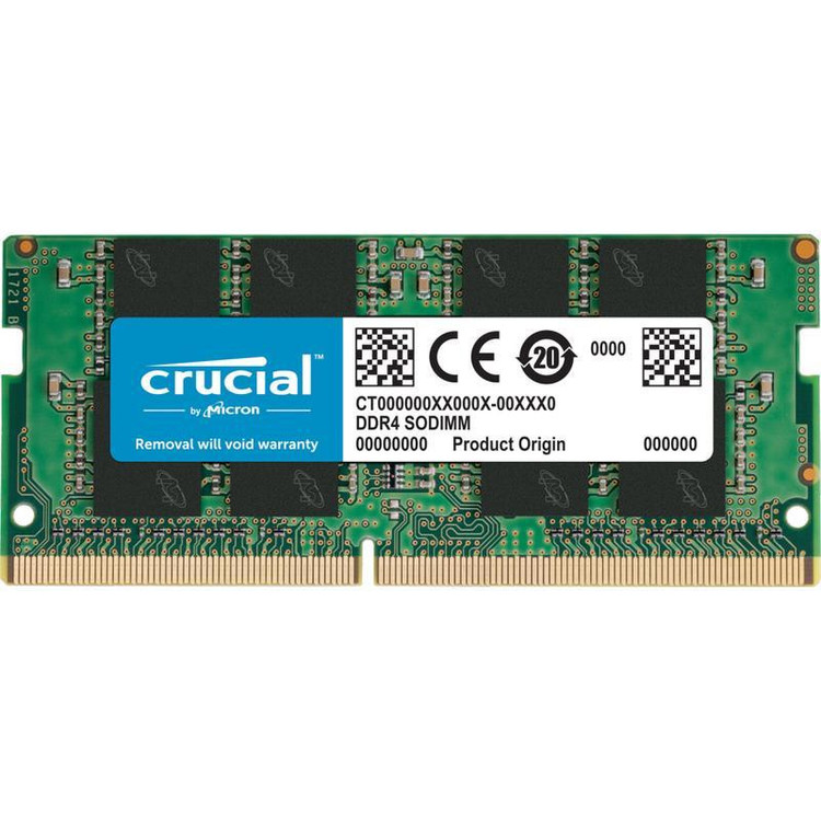 رم لپ تاپ DDR4 تک کاناله 3200 مگاهرتز CL22 کروشیال مدل CT8 ظرفیت 8 گیگابایت