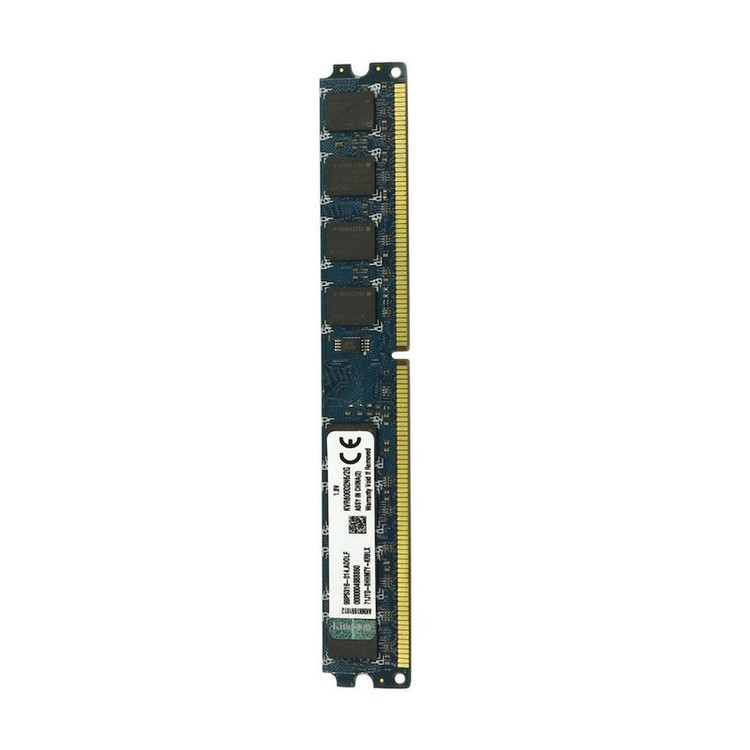 رم دسکتاپ DDR2 تک کاناله 800 مگاهرتز CL6 کینگستون مدل slim ظرفیت 2 گیگابایت
