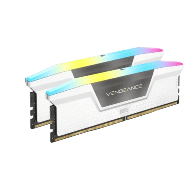 رم دسکتاپ DDR5 دو کاناله 6000 مگاهرتز CL40 کورسیر مدل VENGEANCE RGB ظرفیت 64 گیگابایت