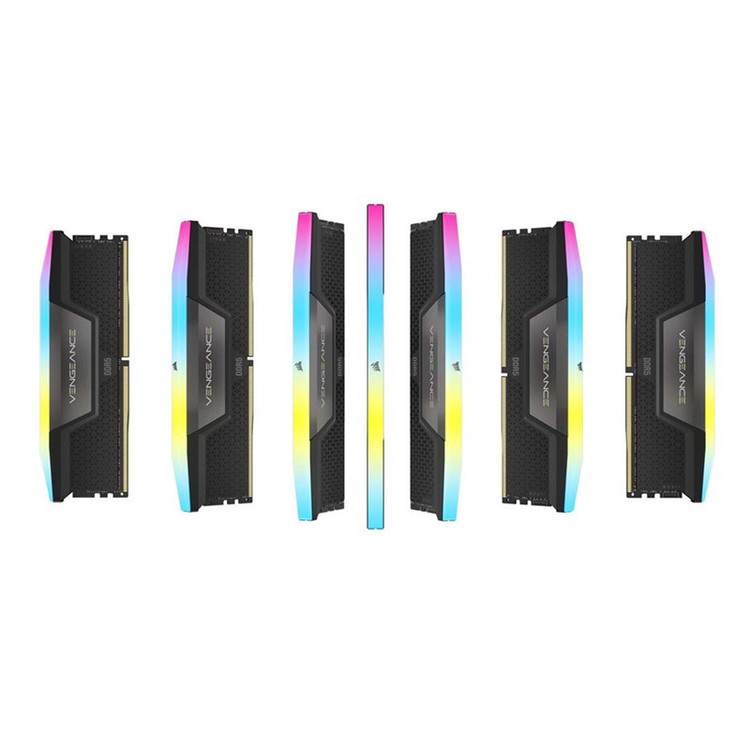 رم دسکتاپ DDR5 دو کاناله 5200 مگاهرتز CL36 کورسیر مدل VENGEANCE RGB ظرفیت 64 گیگابایت