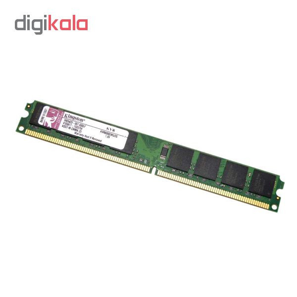 رم دسکتاپ DDR2 تک کاناله 800 مگاهرتز CL6 کینگستون مدل slim ظرفیت 2 گیگابایت