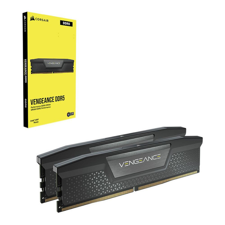 رم دسکتاپ DDR5 دو کاناله 6000 مگاهرتز CL38 کورسیر مدل VENGEANCE ظرفیت 64 گیگابایت