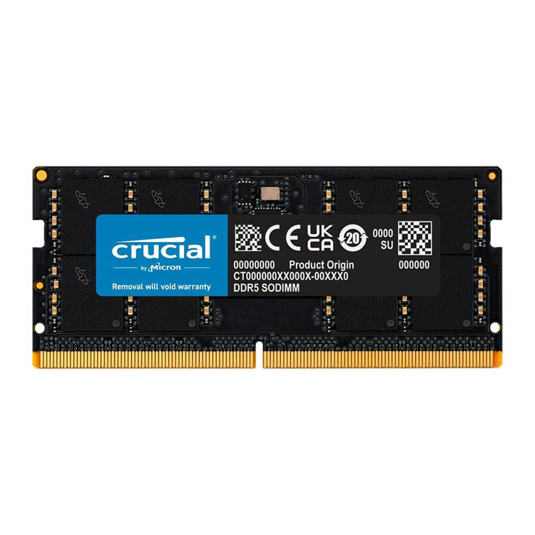 رم لپ تاپ DDR5 تک کاناله 4800 مگاهرتز CL40 کروشیال مدل CT16 ظرفیت 32 گیگابایت