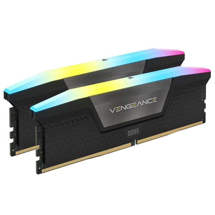 رم دسکتاپ DDR5 دو کاناله 6400 مگاهرتز CL32 کورسیر مدل Vengeance RGB 96GB