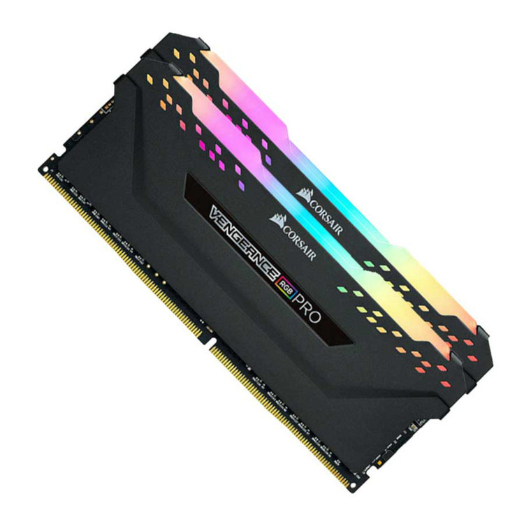 رم دسکتاپ DDR4 دو کاناله 3200 مگاهرتز CL16 کورسیر مدل VENGEANCE RGB PRO ظرفیت 64 گیگابایت