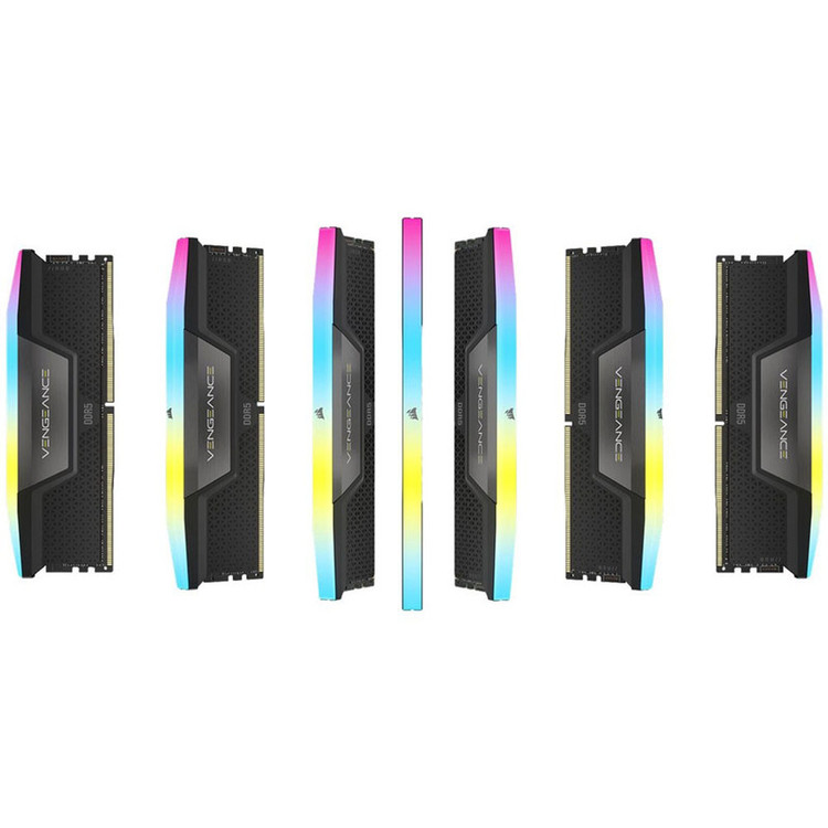 رم دسکتاپ DDR5 دو کاناله 5600 مگاهرتز CL40 کورسیر مدل VENGEANCE RGB ظرفیت 32 گیگابایت
