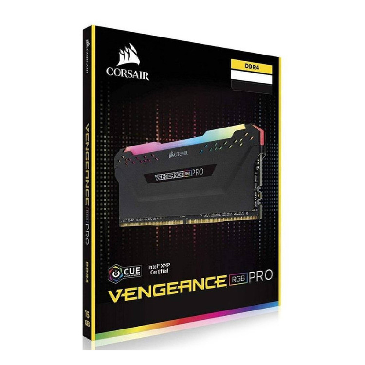 رم دسکتاپ DDR4 دو کاناله 3200 مگاهرتز CL16 کورسیر مدل VENGEANCE RGB PRO ظرفیت 64 گیگابایت