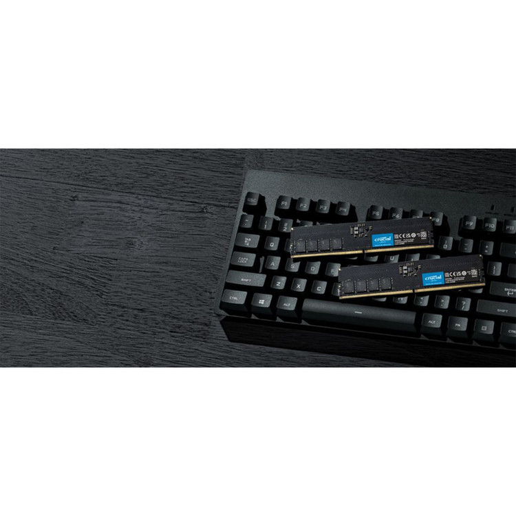 رم دسکتاپ DDR5 تک کاناله 4800 مگاهرتز CL40 کروشیال مدل CT32 ظرفیت 32 گیگابایت