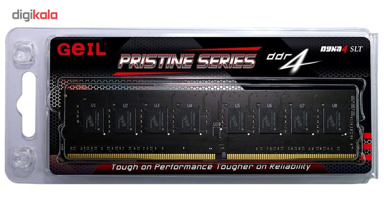 رم دسکتاپ DDR4 تک کاناله 2400 مگاهرتز CL17 گیل مدل Pristine ظرفیت 4 گیگابایت