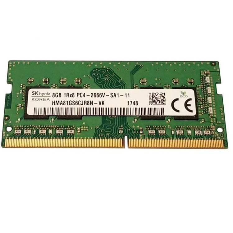 رم لپتاپ DDR4 دو کاناله 2666 مگاهرتز 2666 اس کی هاینیکس مدل CL14 ظرفیت 8 گیگابایت