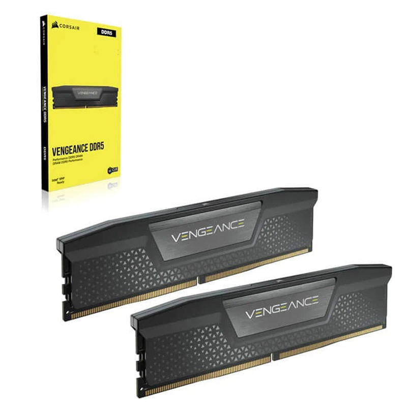 رم دسکتاپ DDR5 دو کاناله 6400 مگاهرتز CL36 کورسیر مدل VENGEANCE ظرفیت 32 گیگابایت