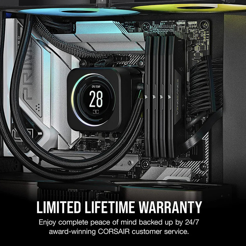 رم دسکتاپ DDR5 دو کاناله 6400 مگاهرتز CL36 کورسیر مدل VENGEANCE ظرفیت 32 گیگابایت