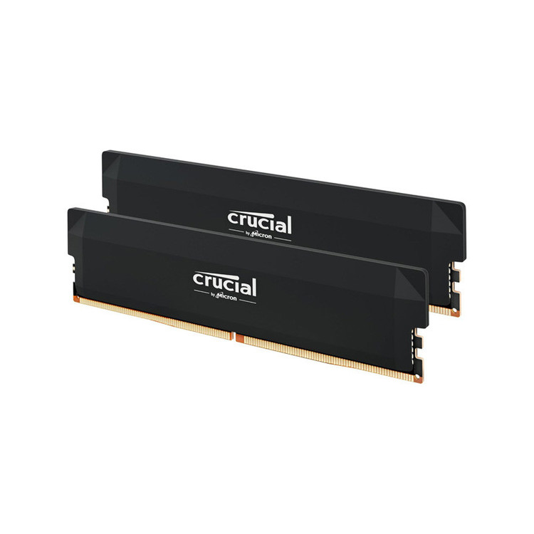 رم دسکتاپ DDR5 دو کاناله 6400 مگاهرتز CL38 کروشیال مدل Pro 32GB OC ظرفیت 32 گیگابایت
