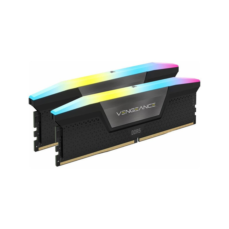 رم دسکتاپ DDR5 دو کاناله 6800 مگاهرتز CL40 کورسیر مدل VENGEANCE RGB ظرفیت 32 گیگابایت