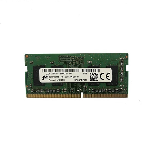 رم لپتاپ DDR4 تک کاناله 3200 مگاهرتز CL22 میکرون مدل PC4-25600 ظرفیت 4 گیگابایت