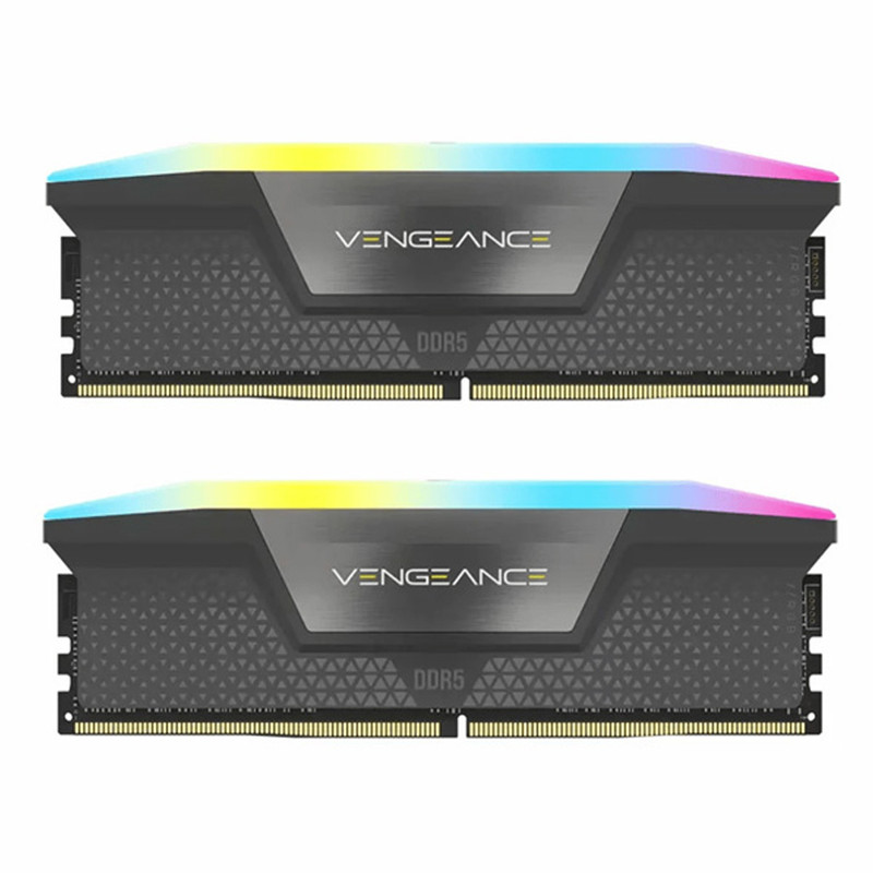 رم دسکتاپ DDR5 دو کاناله 6800 مگاهرتز CL36 کورسیر مدل VENGEANCE RGB ظرفیت 32 گیگابایت