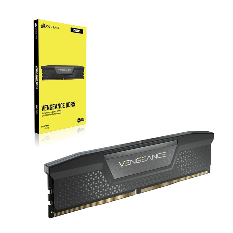 رم دسکتاپ DDR5 دو کاناله 5200 مگاهرتز CL40 کورسیر مدل VENGEANCE ظرفیت 64 گیگابایت