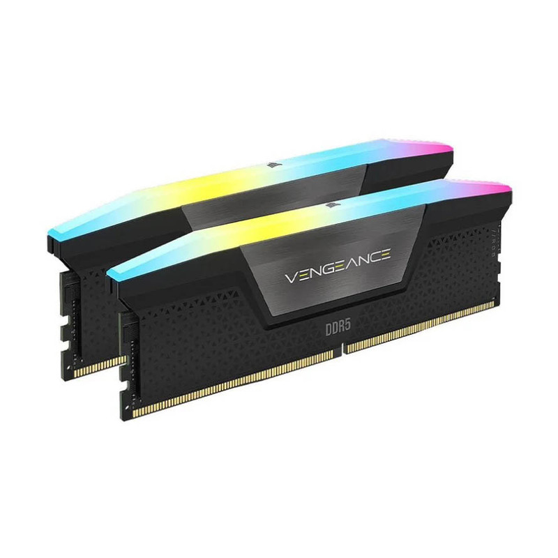 رم دسکتاپ DDR5 دو کاناله 6600 مگاهرتز CL38 کورسیر مدل VENGEANCE RGB ظرفیت 32 گیگابایت