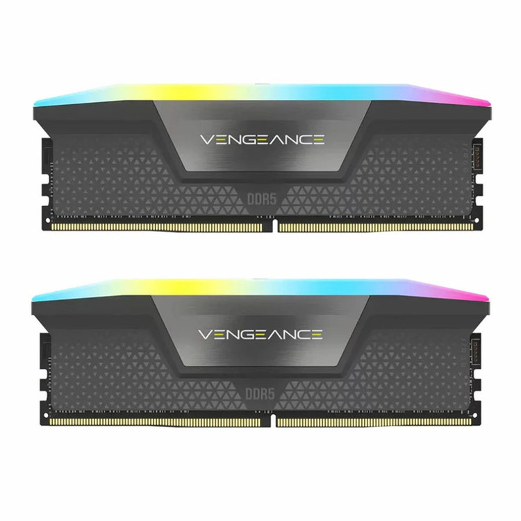 رم دسکتاپ DDR5 دو کاناله 5600 مگاهرتز CL40 کورسیر مدل VENGEANCE RGB ظرفیت 48 گیگابایت