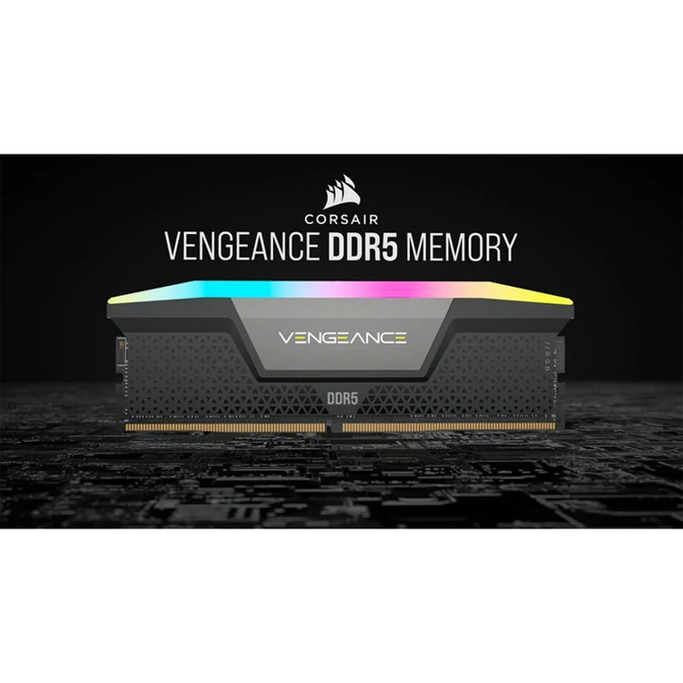 رم دسکتاپ DDR5 دو کاناله 5600 مگاهرتز CL40 کورسیر مدل VENGEANCE RGB ظرفیت 48 گیگابایت