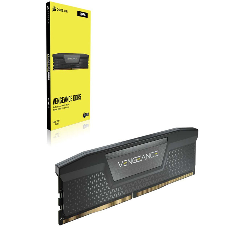 رم دسکتاپ DDR5 دو کاناله 4800 مگاهرتز کورسیر مدل VENGEANCE ظرفیت 32 گیگابایت