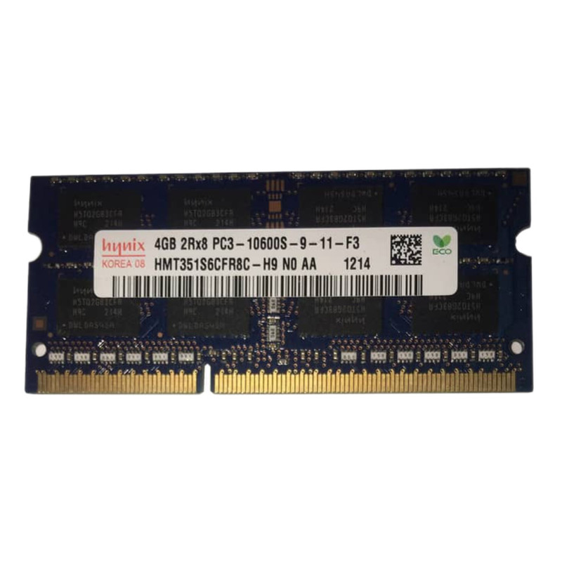 رم لپ تاپ DDR3 تک کاناله 1333 مگاهرتز CL9 هاینیکس مدل PC3-10600s ظرفیت ۴ گیگابایت
