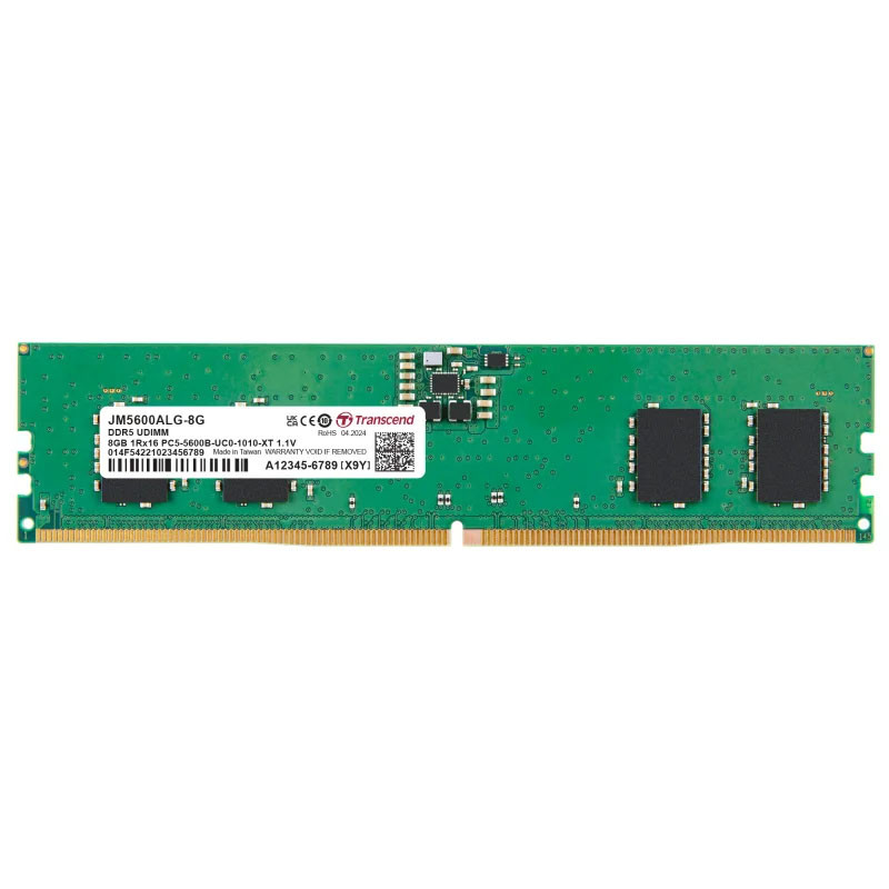 رم دسکتاپ DDR5 تک کاناله 4800 مگاهرتز 42 ترنسند مدل j7 ظرفیت هشت گیگابایت