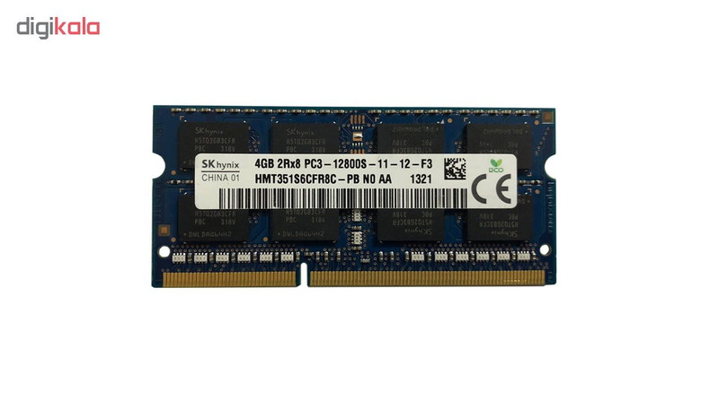 رم لپ تاپ DDR3 تک کاناله ۱۶۰۰ مگاهرتز CL11 اس کی هاینیکس مدل PC3 ظرفیت 4 گیگابایت