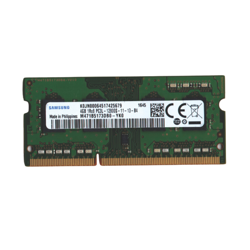 رم لپ تاپ DDR3L تک کاناله ۱۶۰۰ مگاهرتز CL11 سامسونگ مدل PC3L ظرفیت 4 گیگابایت