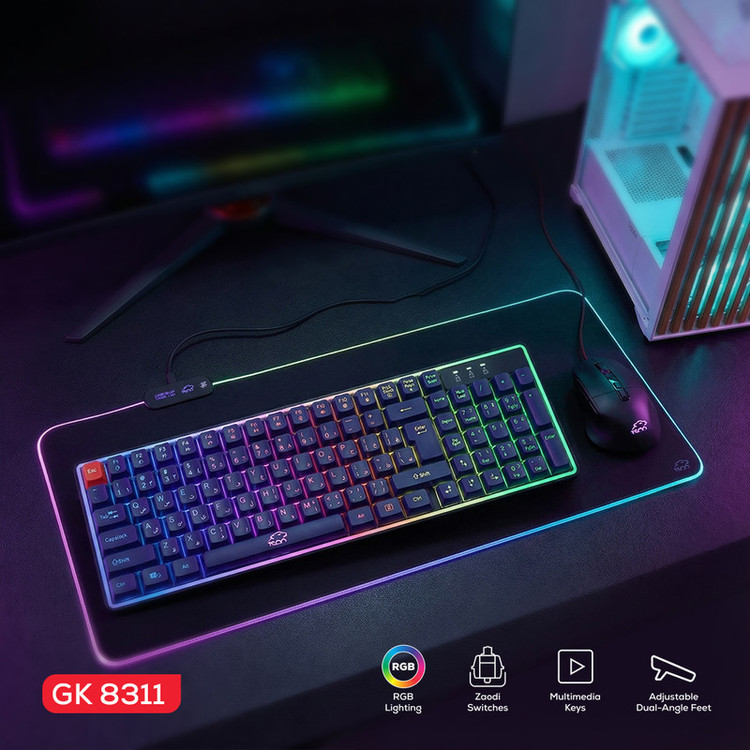 کیبورد مخصوص بازی تسکو مدل GK 8311 Apollo