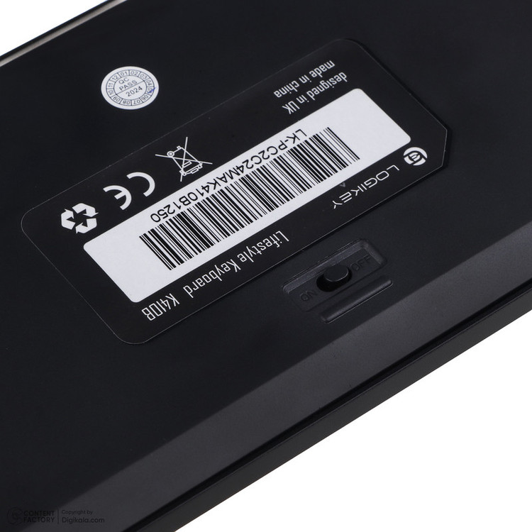 کیبورد گیمینگ بی سیم لاجی کی مدل K410B، سوییچ مکانیکال قرمز، Tenkeyless، نورپردازی RGB