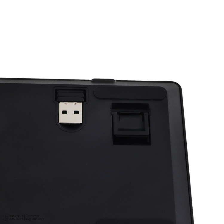 کیبورد گیمینگ بی سیم لاجی کی مدل K410B، سوییچ مکانیکال قرمز، Tenkeyless، نورپردازی RGB