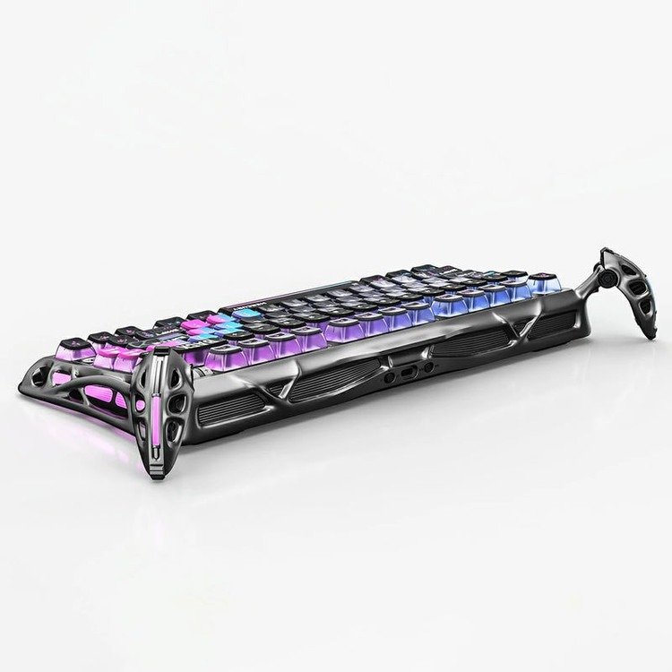 کیبورد مخصوص بازی گراوا استار مدل Mercury K1 Pro Cyberpunk