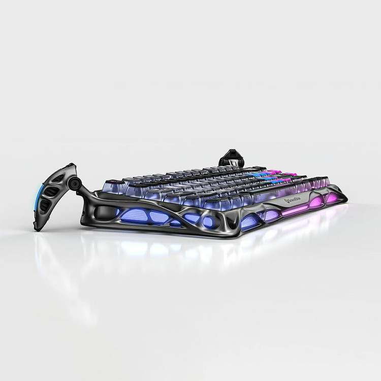 کیبورد مخصوص بازی گراوا استار مدل Mercury K1 Pro Cyberpunk