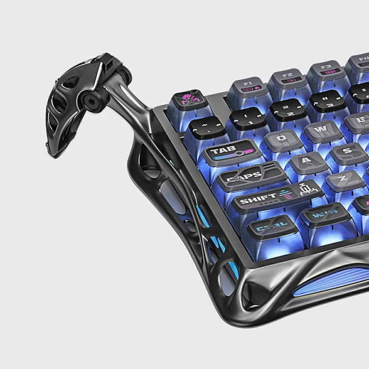کیبورد مخصوص بازی گراوا استار مدل Mercury K1 Pro Cyberpunk